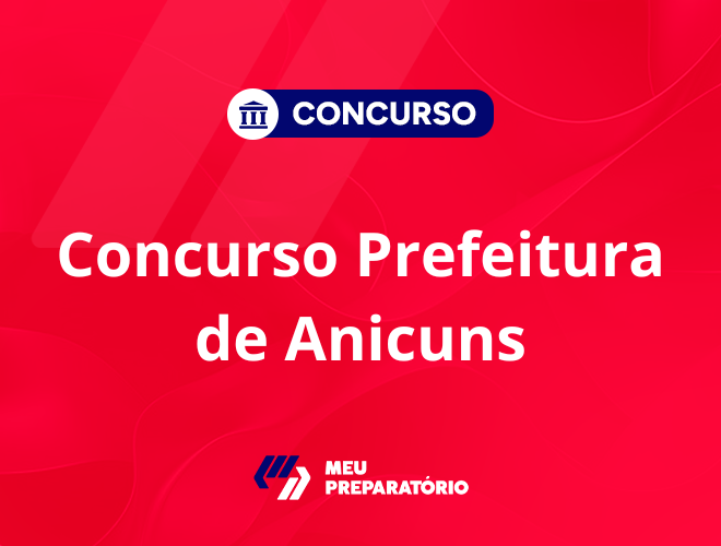 Concurso da Prefeitura de Anicuns: edital retificado!