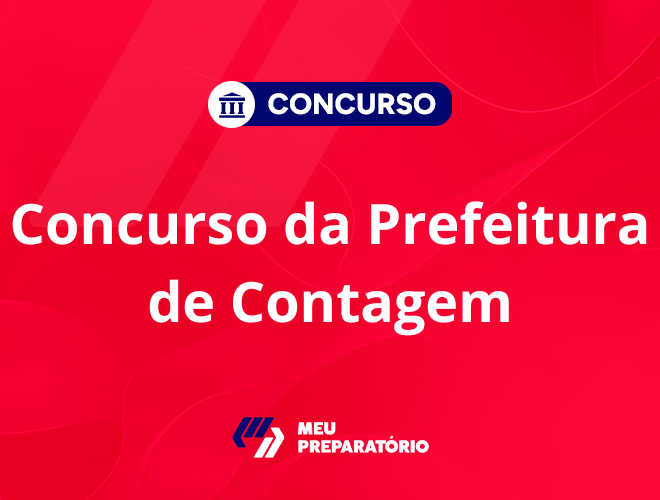 Concurso da Prefeitura de Contagem MG: edital publicado!