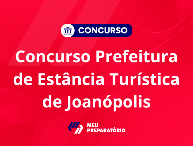 Concurso de Estância Turística de Joanópolis SP: inscrições abertas!
